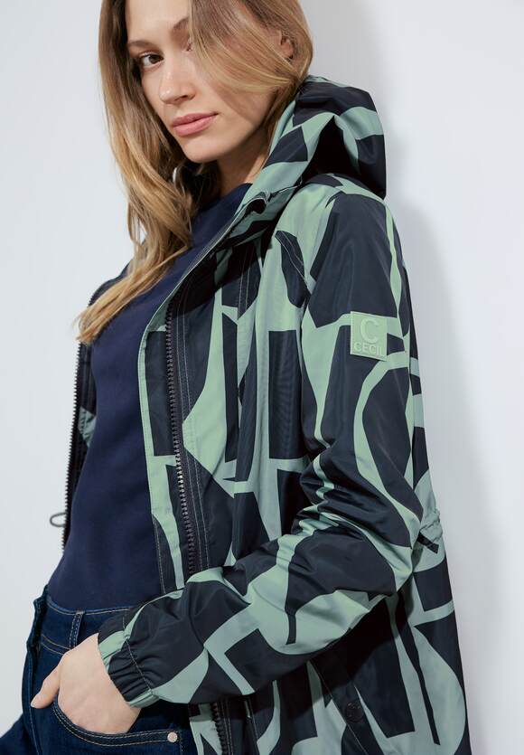 100989- Printed Raincoat - Cecil