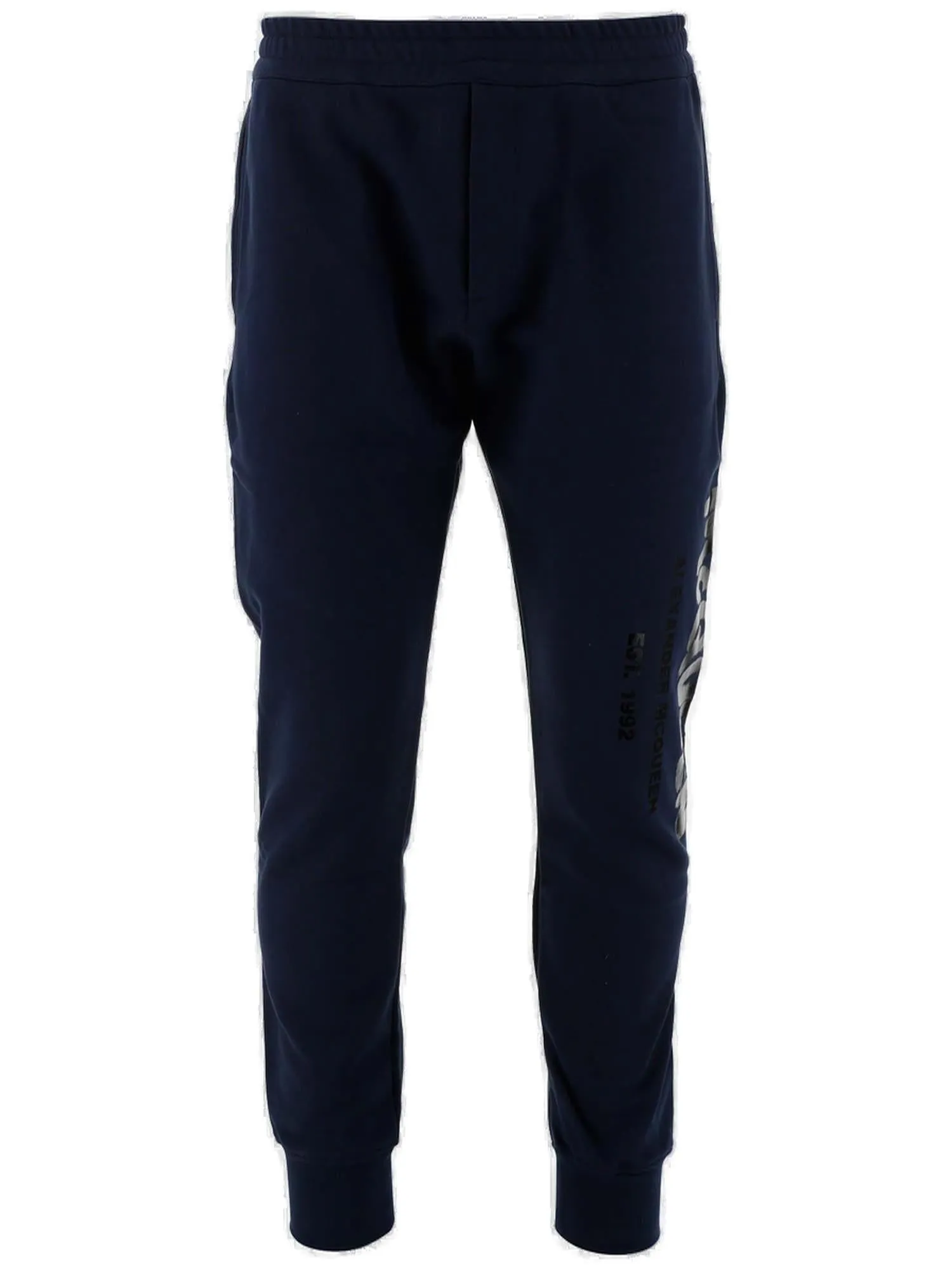 Alexander McQueen Logo Print Jogging Pants