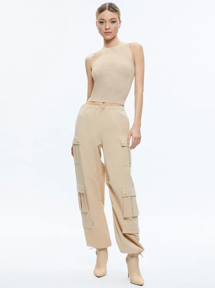 Alice + Olivia - Shara Parachute Pants - Almond