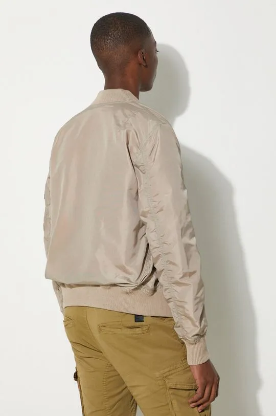 Alpha Industries bomber jacket men’s beige color