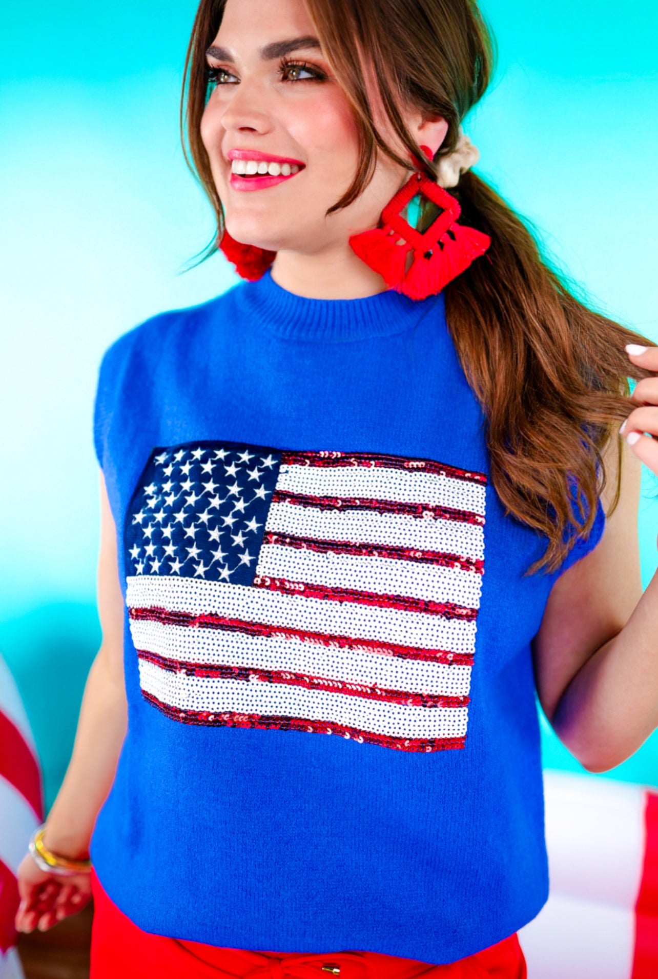 American Flag Sequin