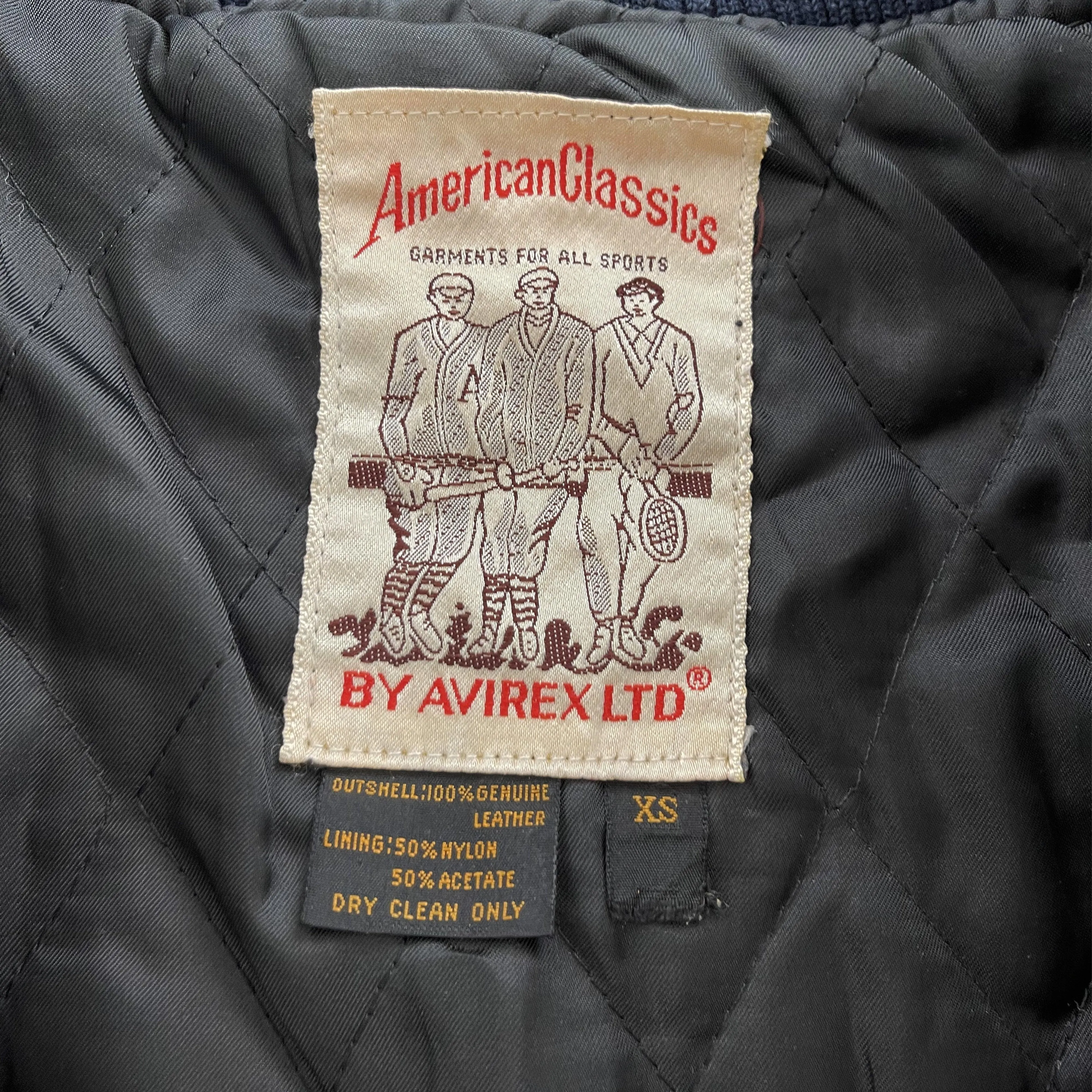 Avirex Leather Bomber Jacket