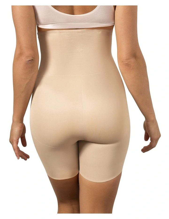 Back Magic High Waist Long Leg Shapewear in Nude