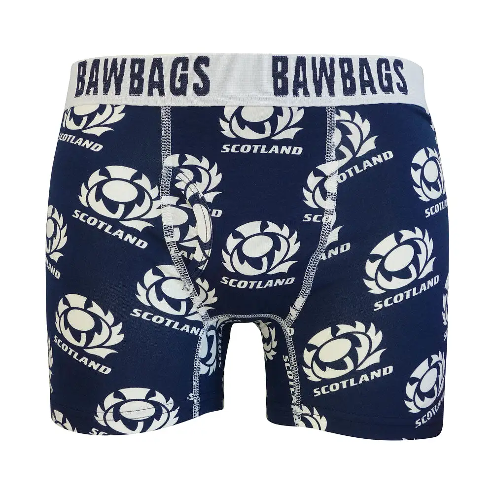 Bawbags Scotland Rugby Badge Boxer Shorts