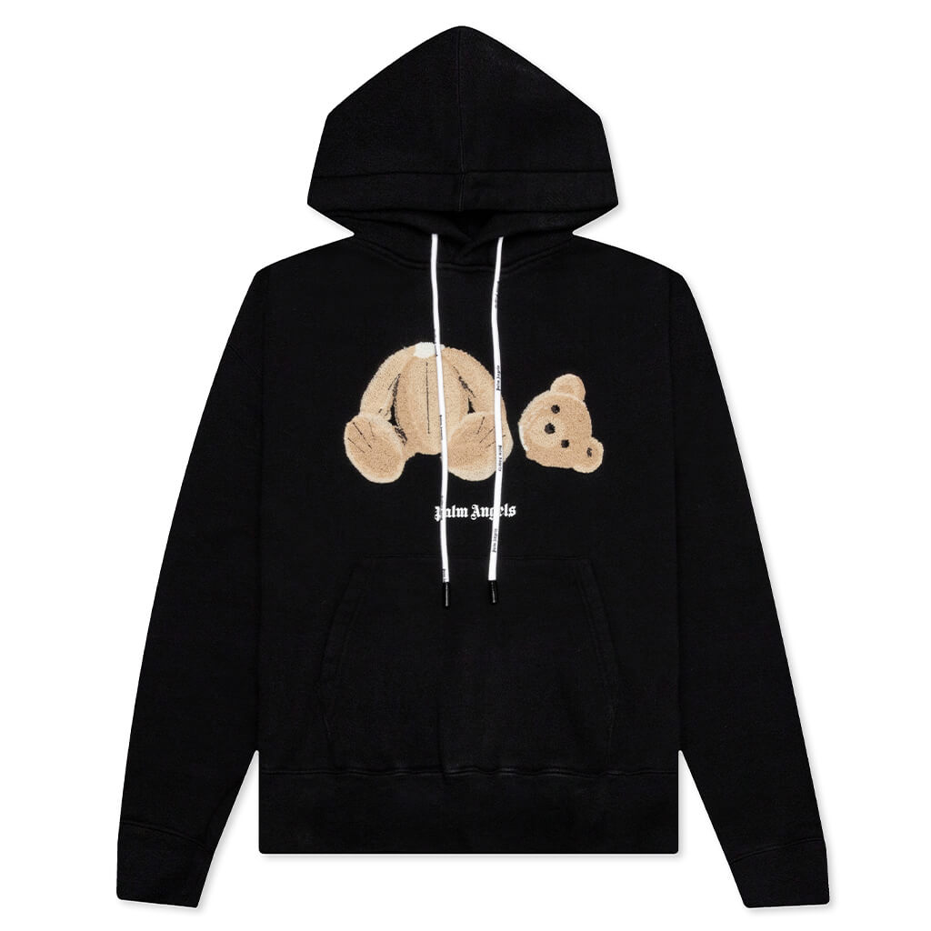 Bear Hoodie - Black/Brown