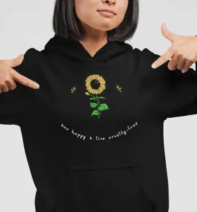 Bee Happy & Cruelty-Free | Vegan Hoodie