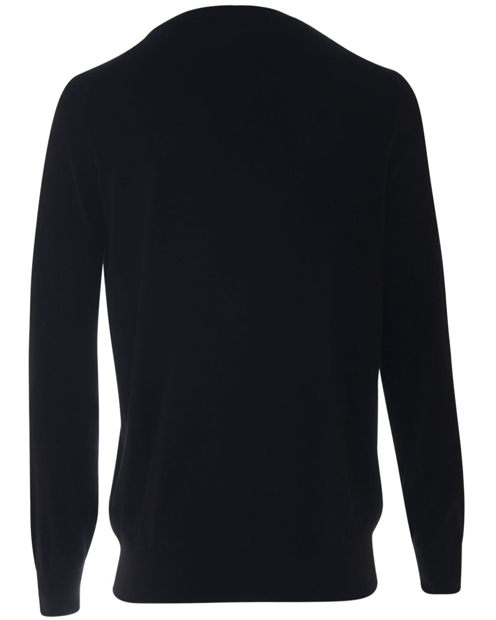 Black Cashmere Crewneck Sweater