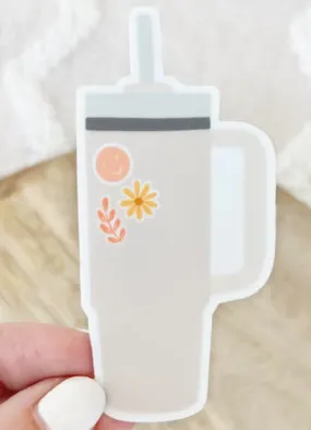 Blush Water Tumbler Sticker