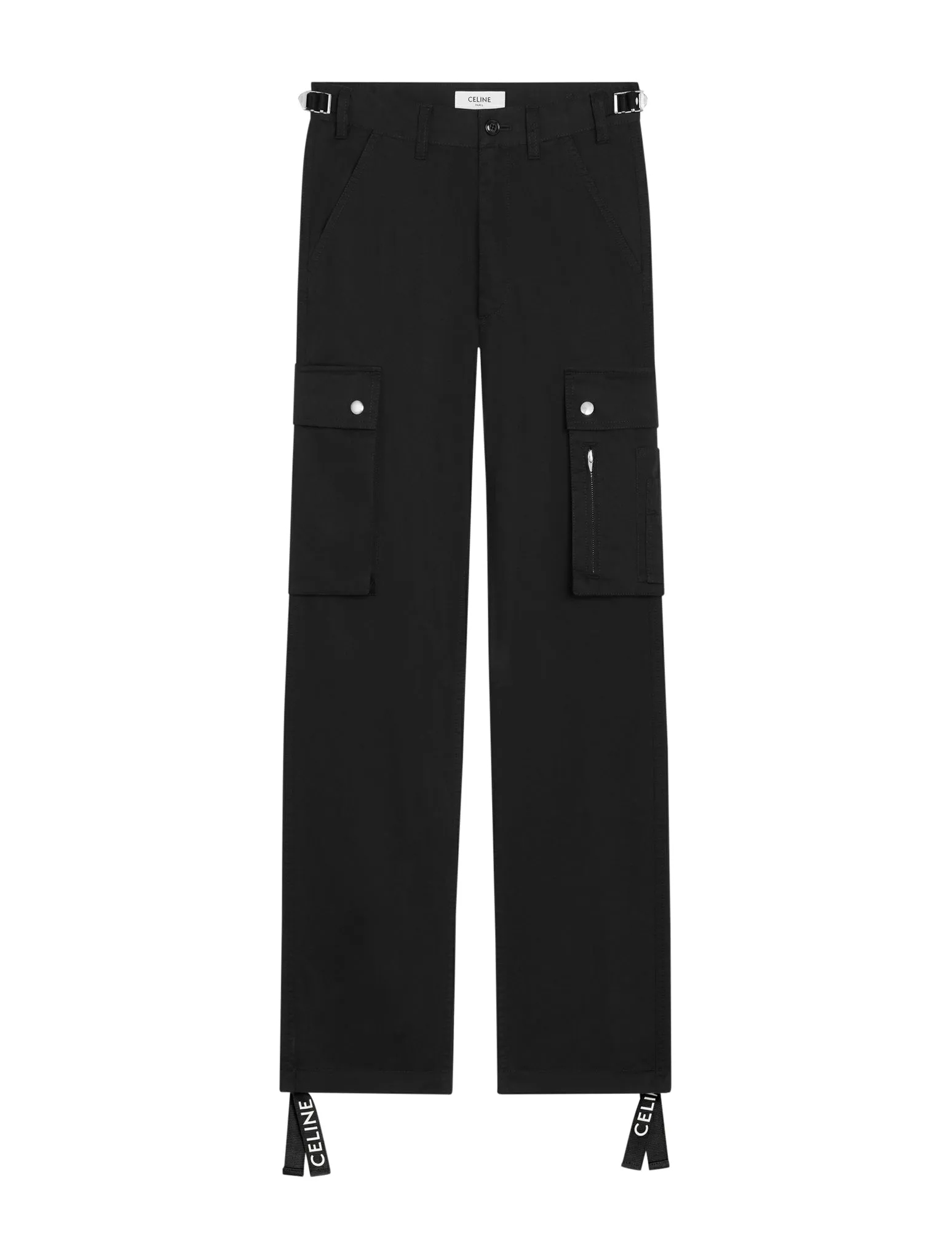 CELINE CARGO PANTS IN COTTON LINEN