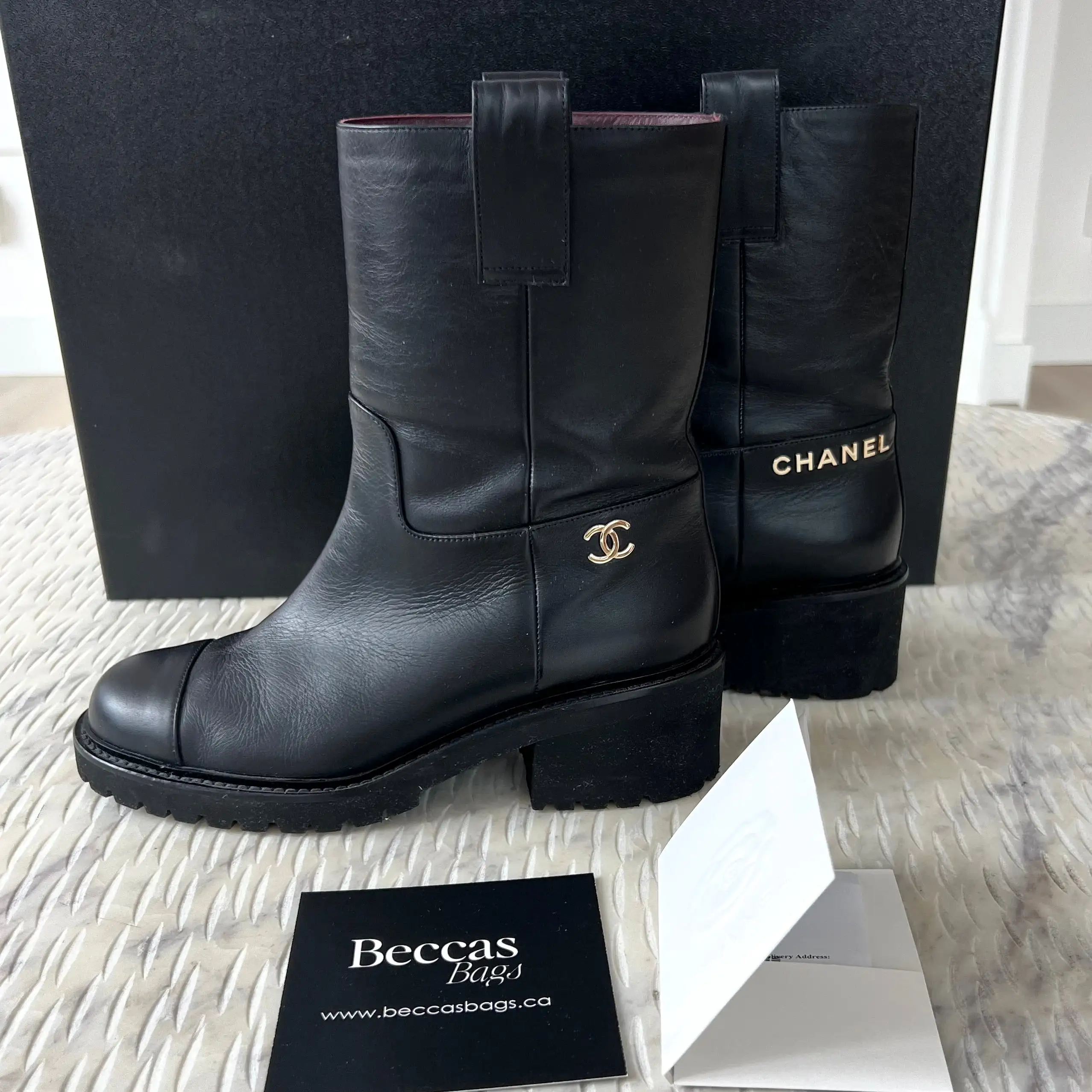 Chanel CC Boots