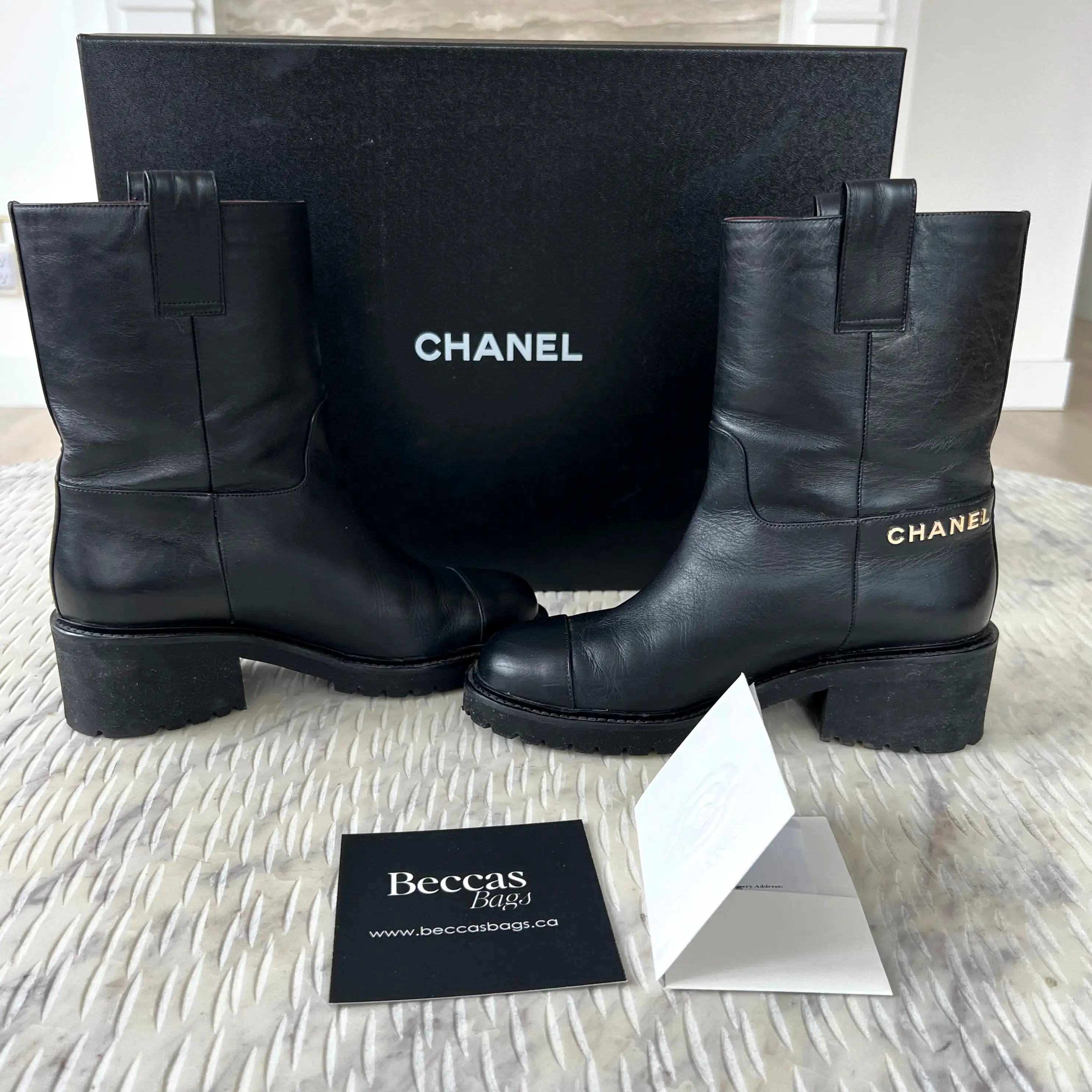 Chanel CC Boots