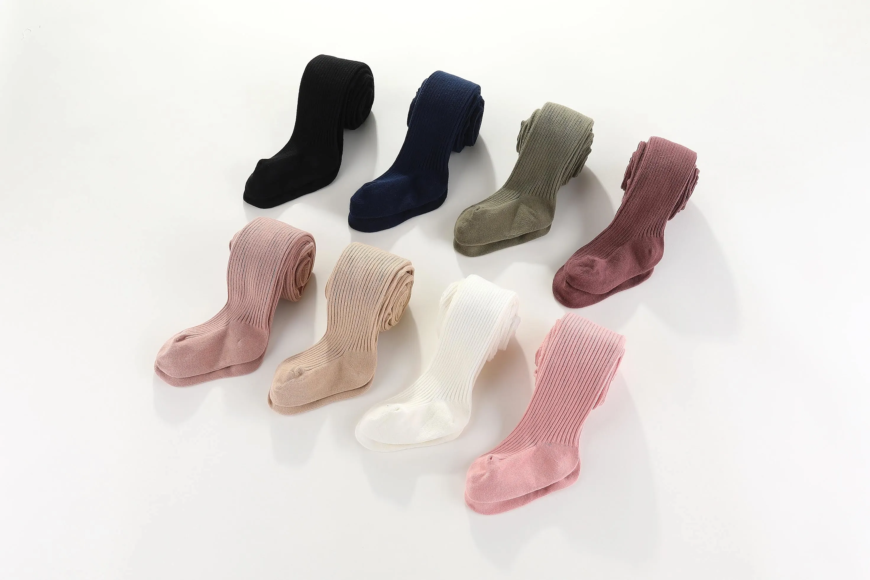 Classic cotton ribbed tights: 0-6M, 6-12M, 1-2Y, 2-3Y, 3-4Y, 4-5Y, 5-6Y, 6-8Y