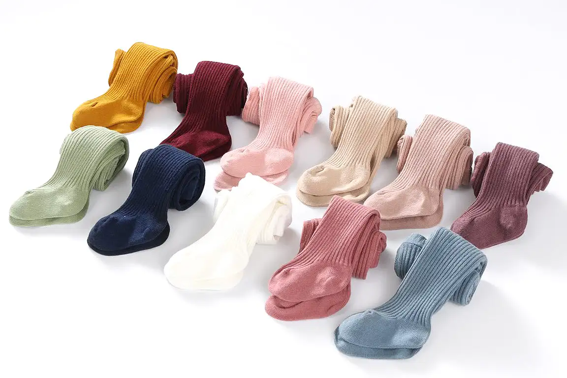 Classic cotton ribbed tights: 0-6M, 6-12M, 1-2Y, 2-3Y, 3-4Y, 4-5Y, 5-6Y, 6-8Y