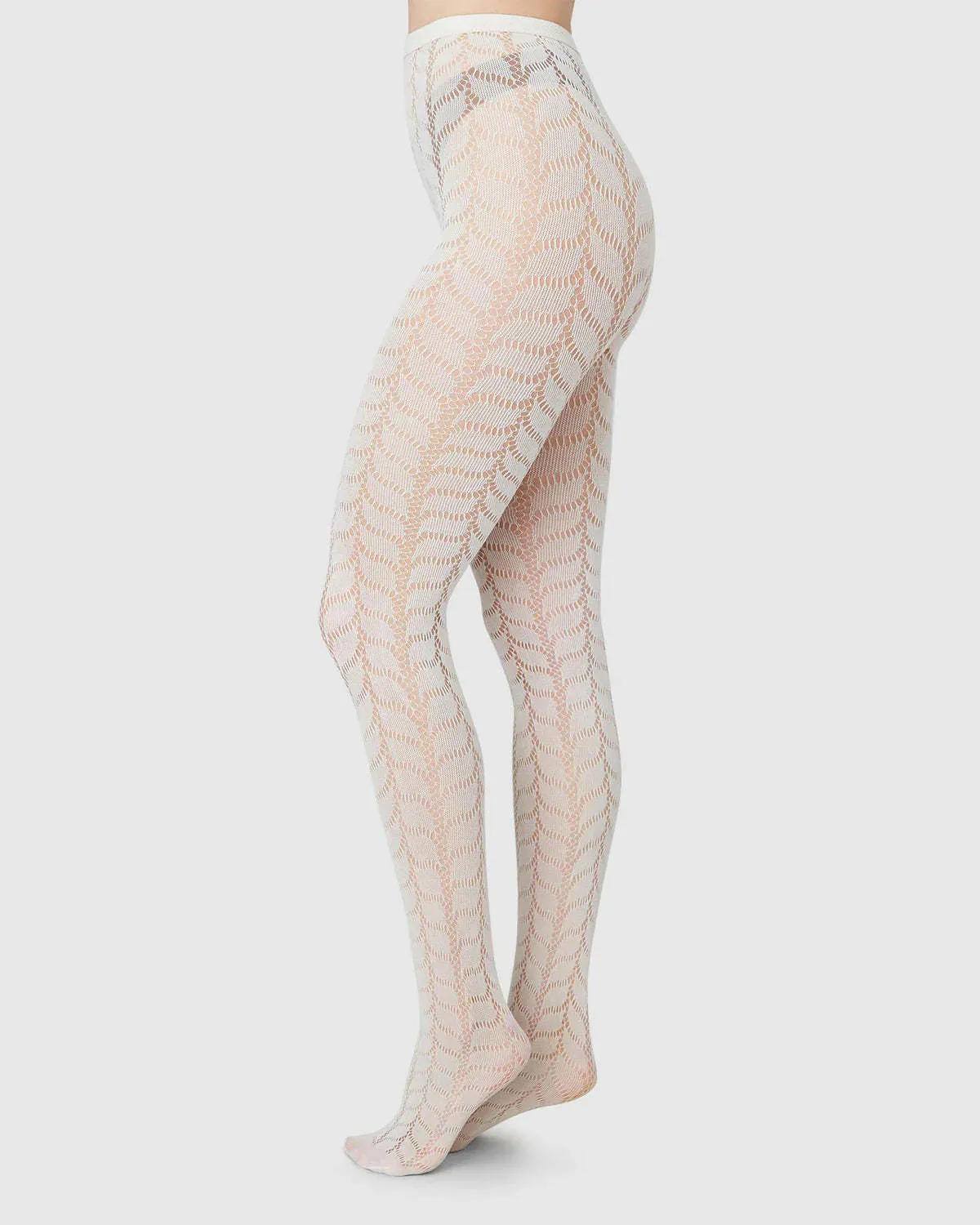 COLLANT FILET MEJA Tights - Ivory