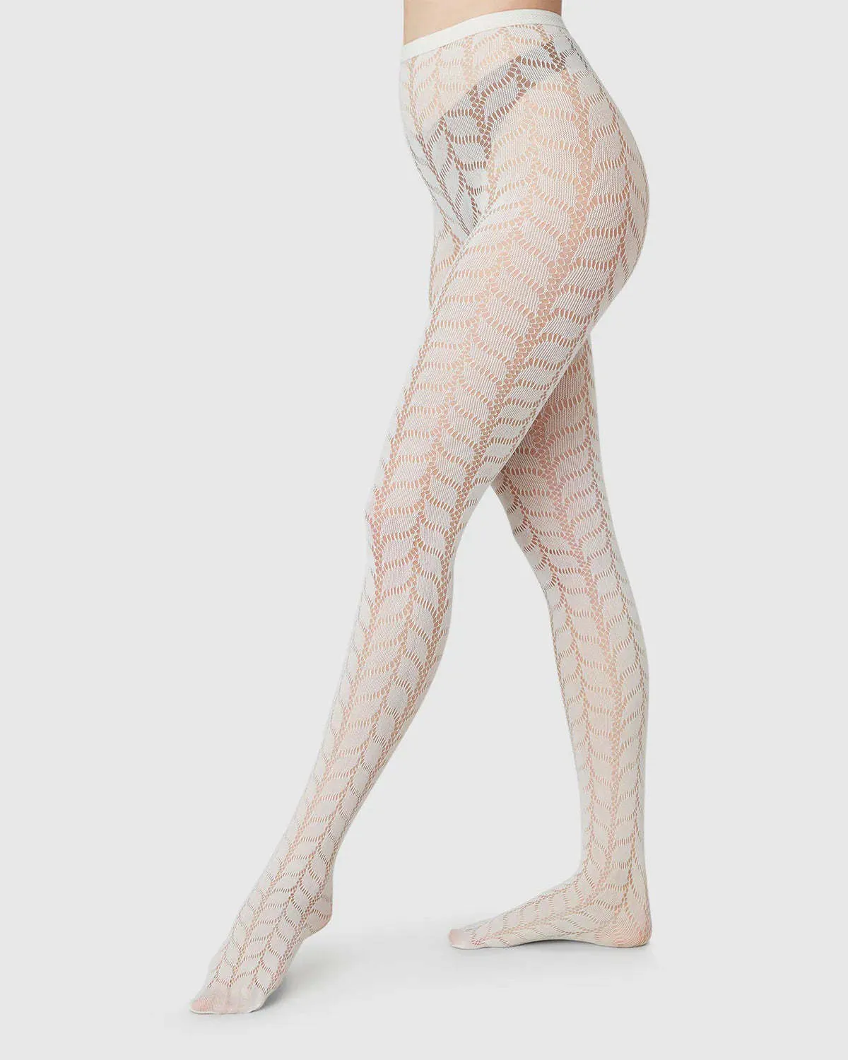 COLLANT FILET MEJA Tights - Ivory