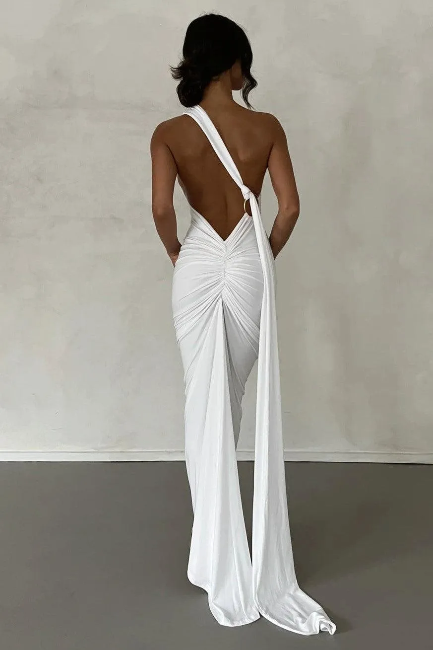 Constantina Gown - White