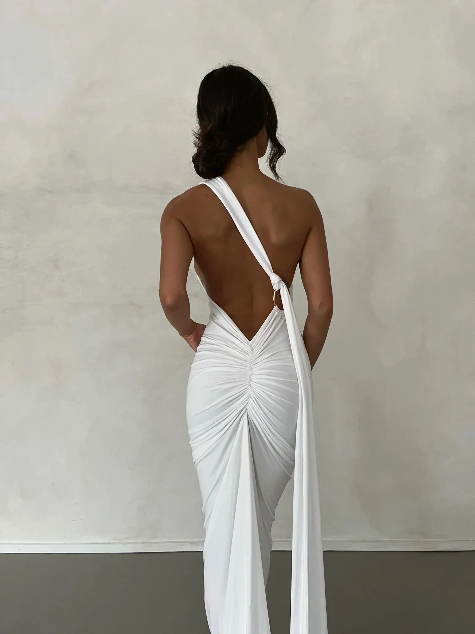 Constantina Gown - White