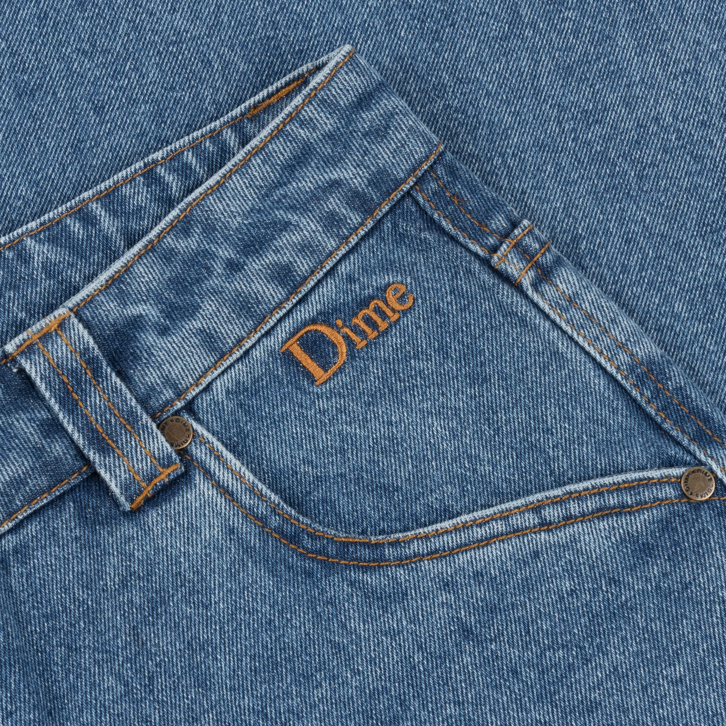 Dime Relaxed Denim Pants Indigo Washed