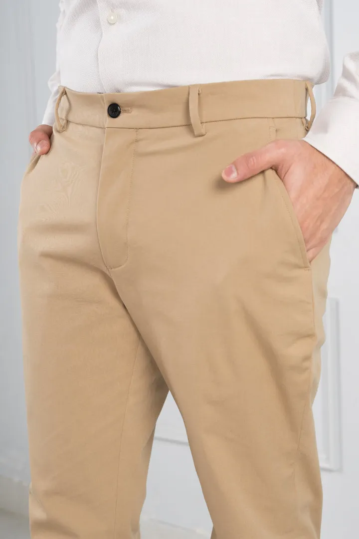 Earth Khaki Stretch Chinos