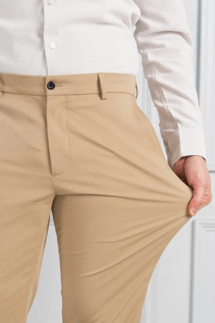 Earth Khaki Stretch Chinos