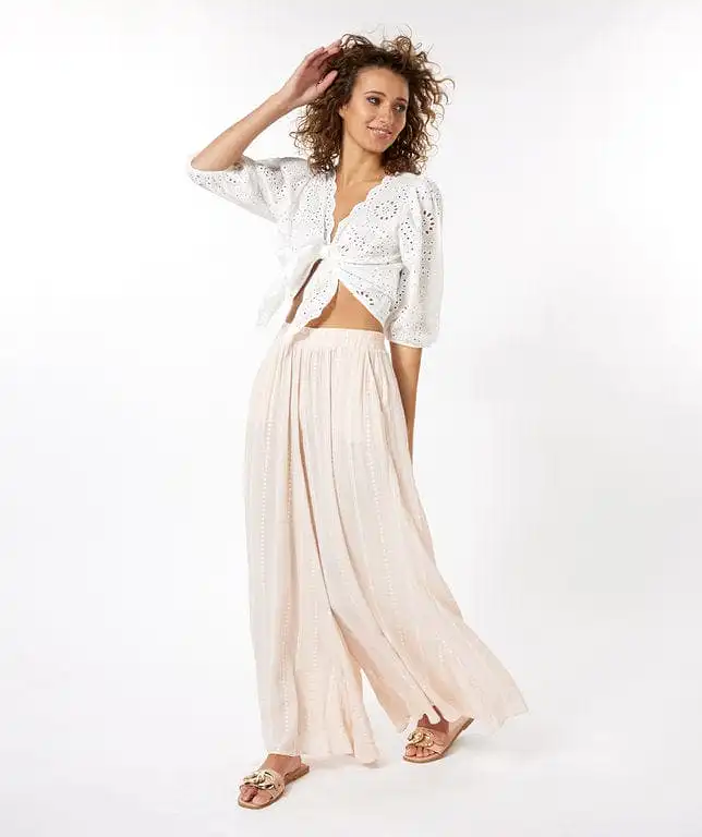 Esqualo Pants With Embroidery - HS2316220