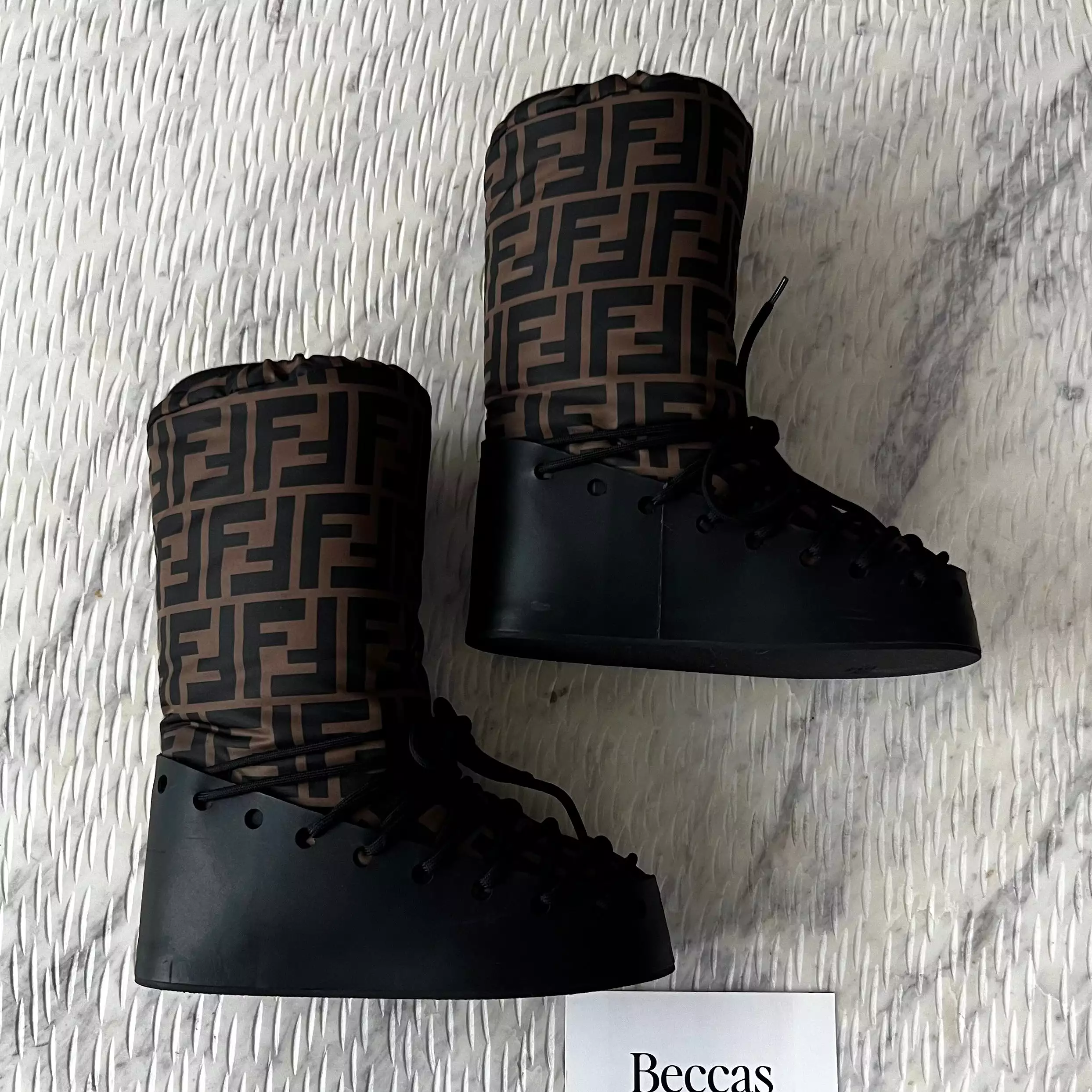 Fendi FF Snow Moon Boots