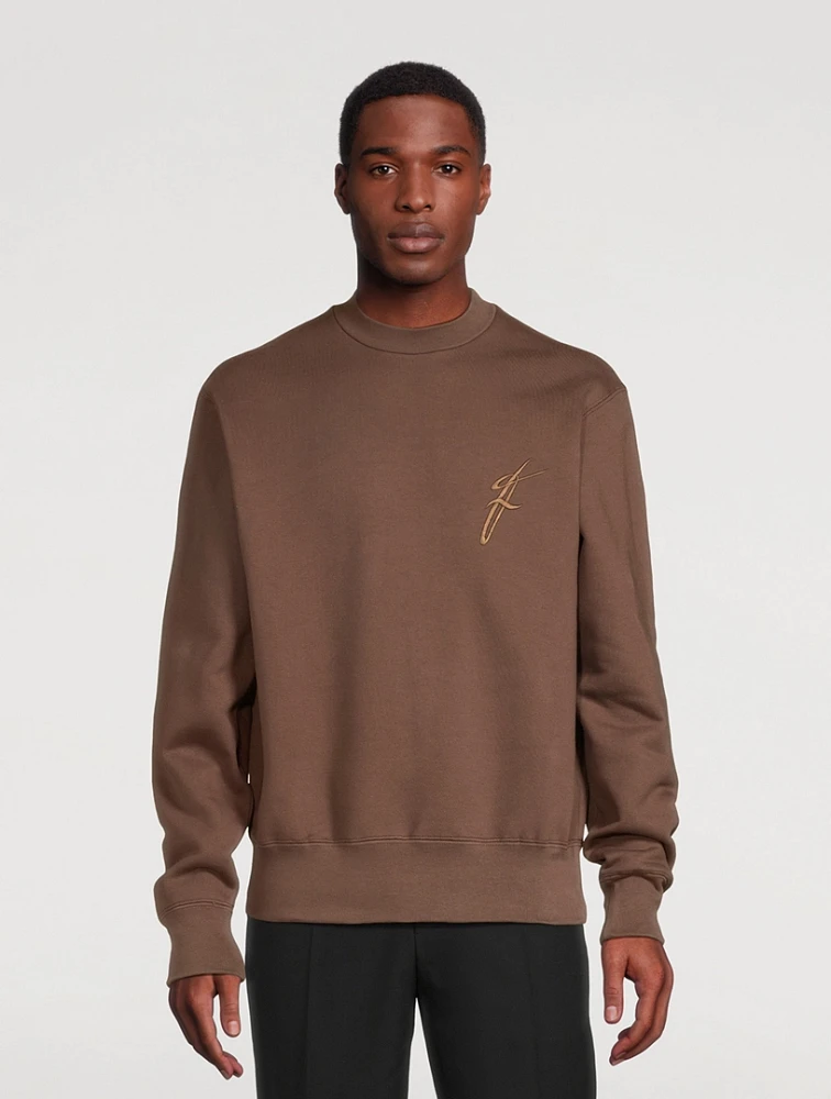 FERRAGAMO Brushed Logo Sweater