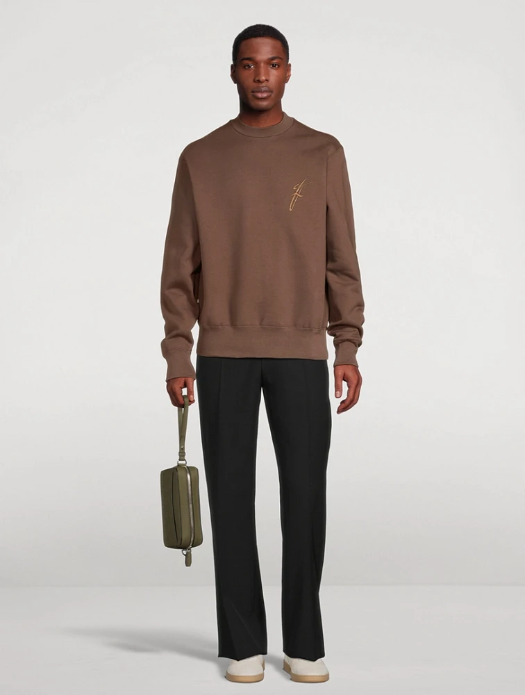 FERRAGAMO Brushed Logo Sweater