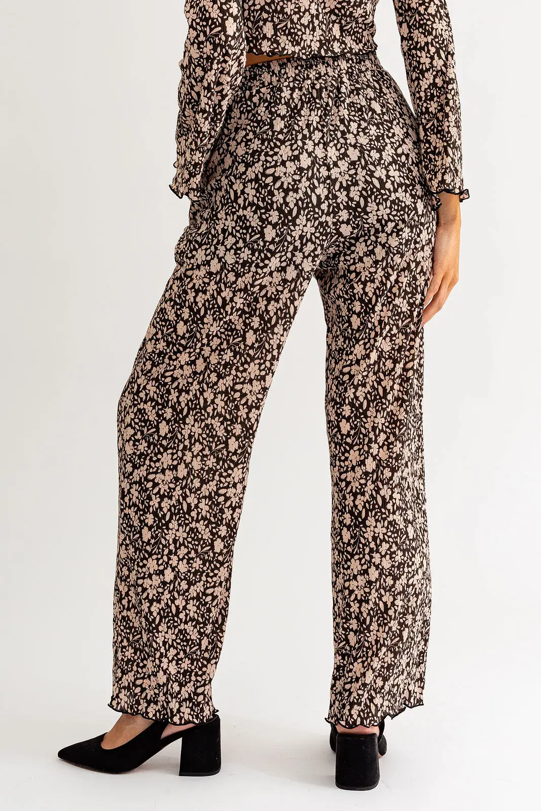 Floral Flutter Pants