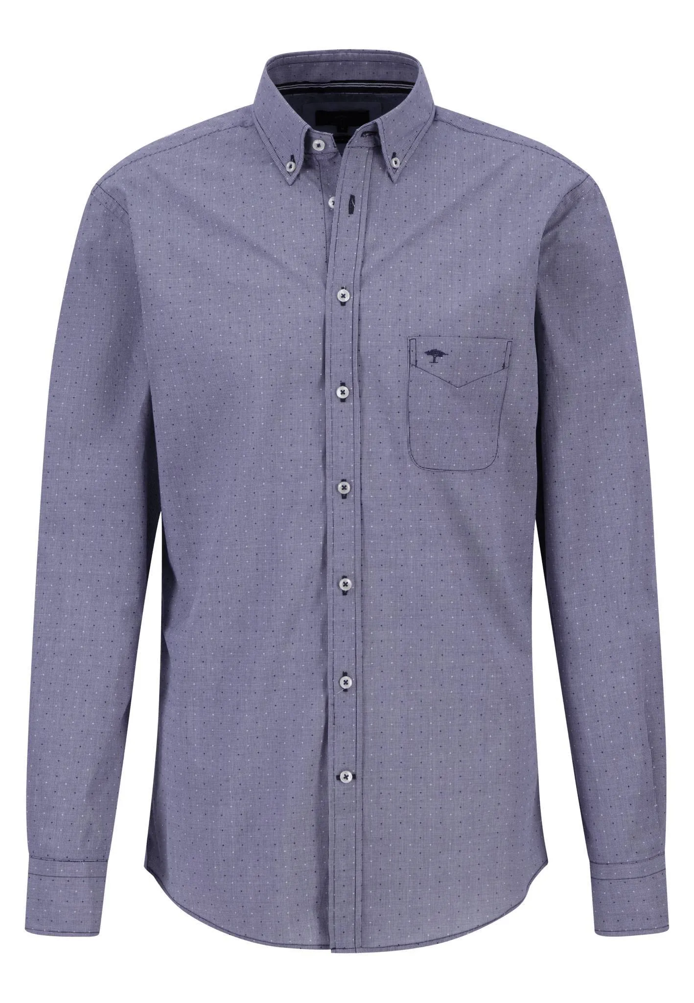 Fynch Hatton Premium Blue Long Sleeve Shirt