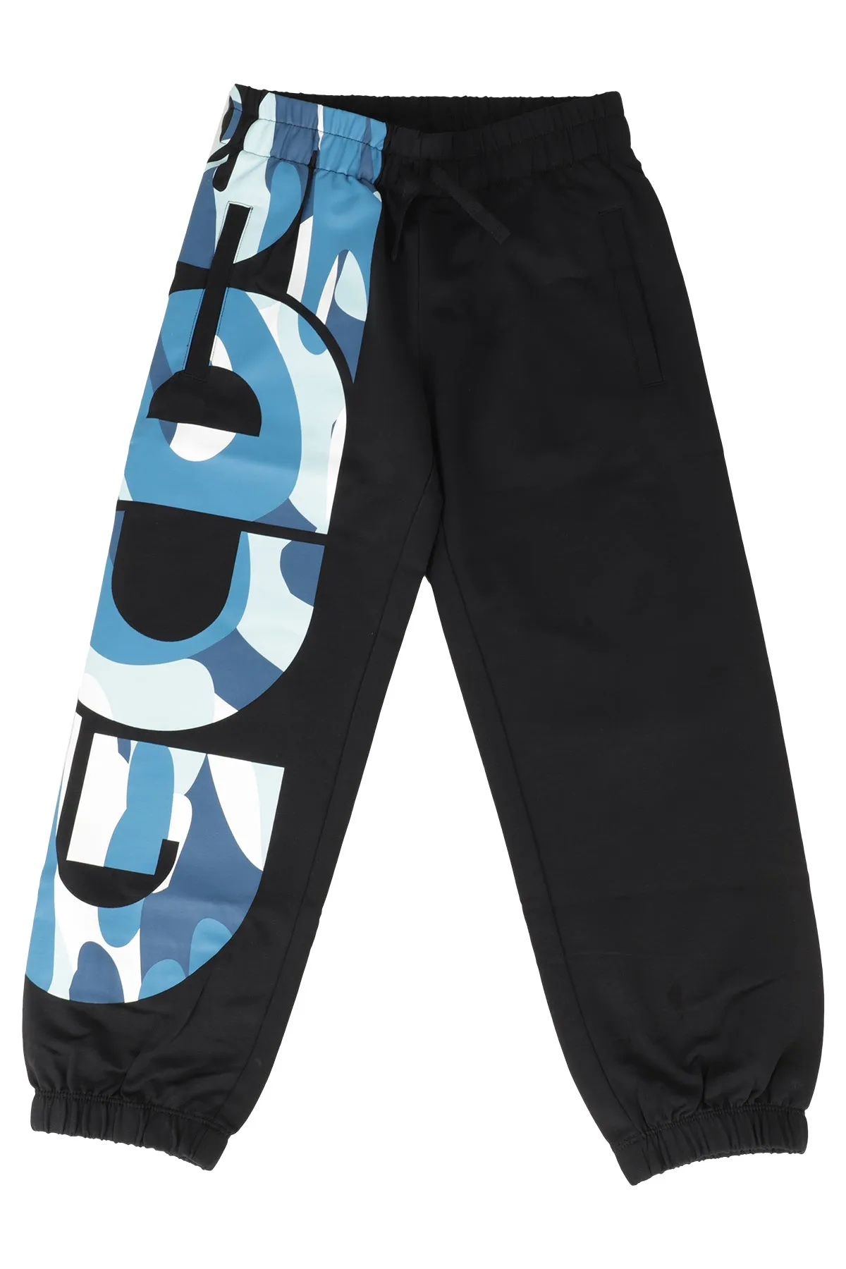 GCDS Kids Camouflage Printed Track Pants