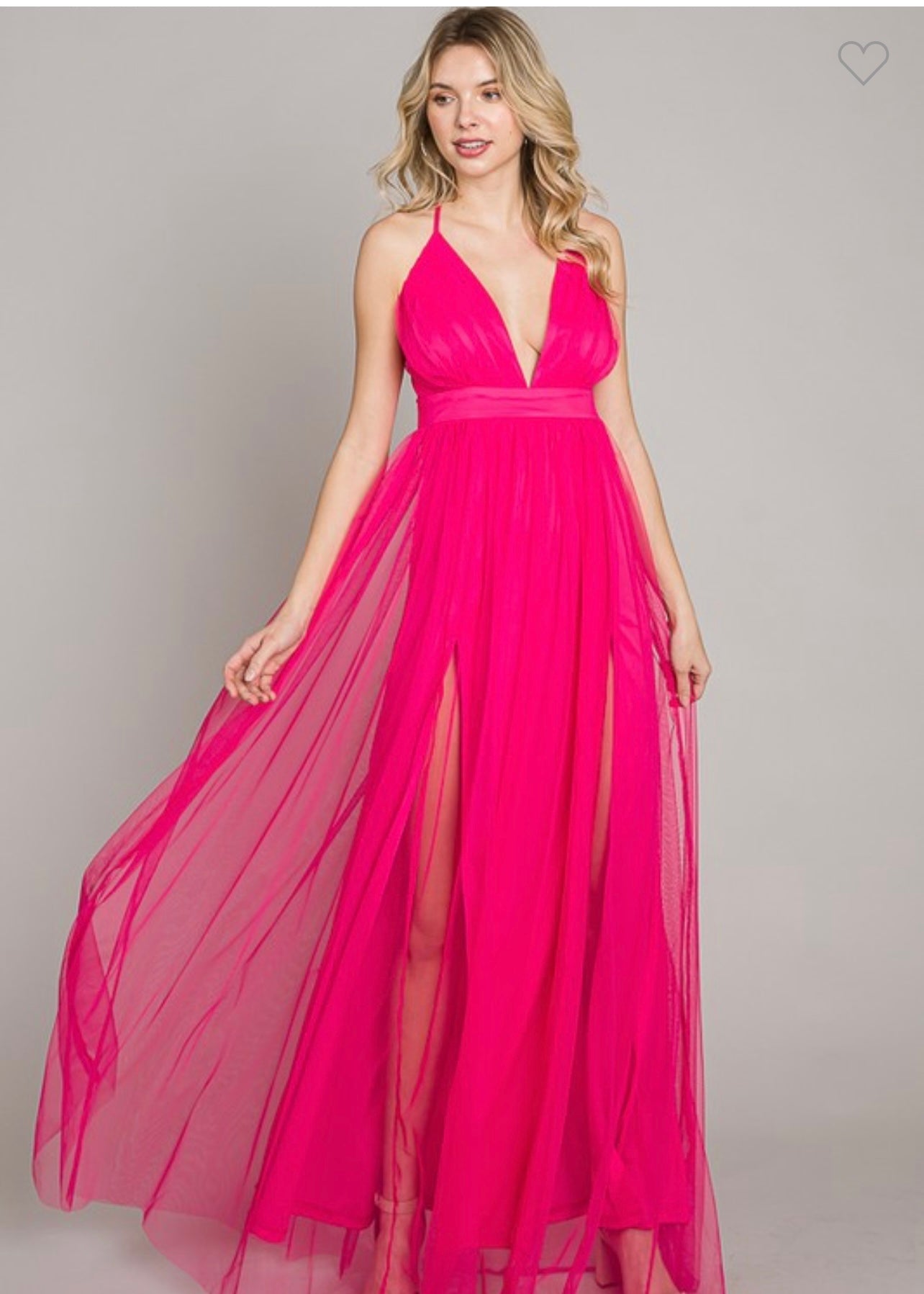 Glam Mesh Gown