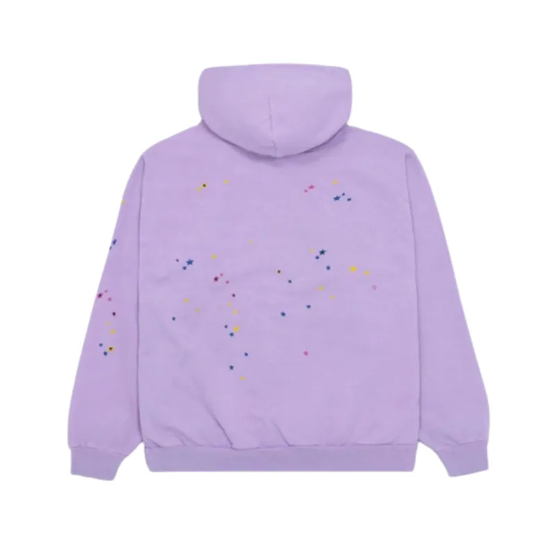 Hoodie Sp5der Acai coloris violet