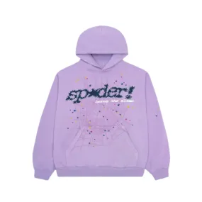 Hoodie Sp5der Acai coloris violet