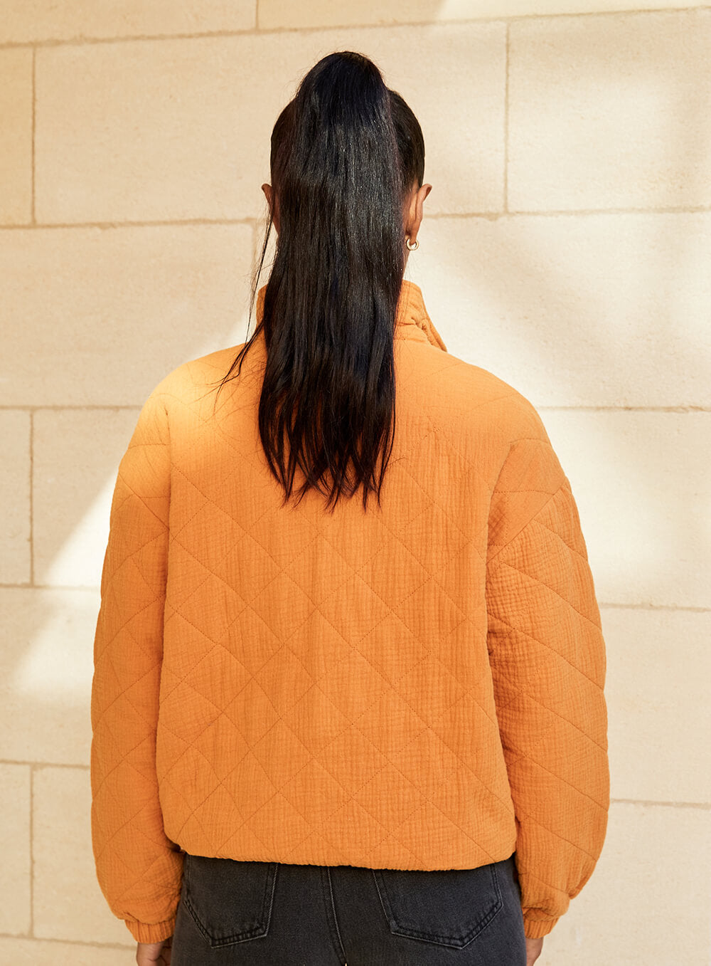 Jute Jacket-MARIGOLD