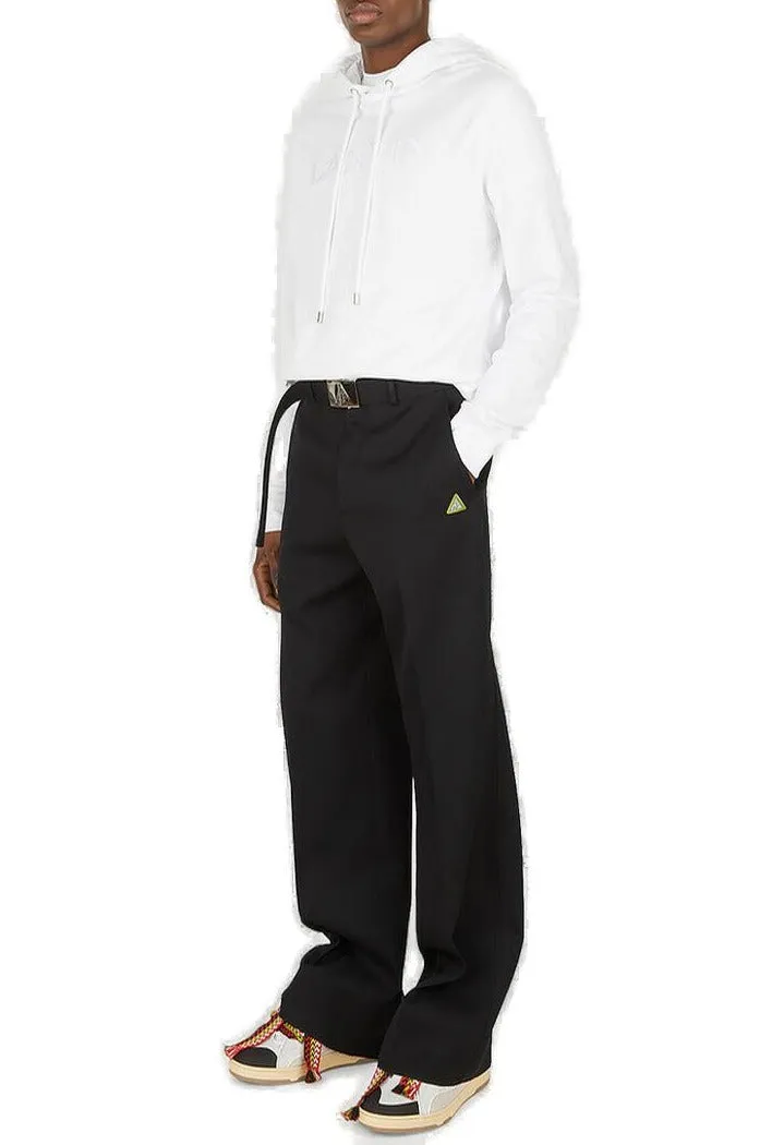 Lanvin Belted Waist Wide-Leg Pants