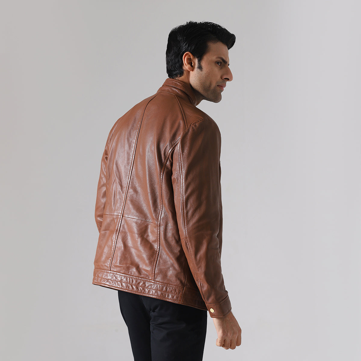 Leather Jacket-HWMF1322028