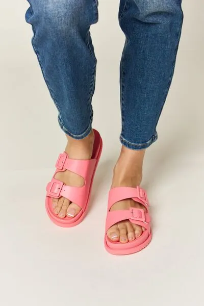 Legend Double Buckle Open Toe Sandals