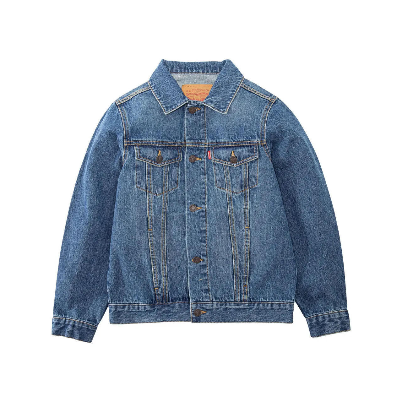 LEVIS Trucker Denim Jacket 10-14 Years - Mid Blue