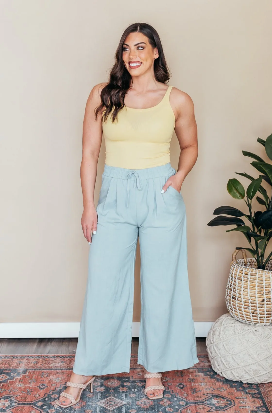 Lightweight Wide Leg Pants - 2 Colors