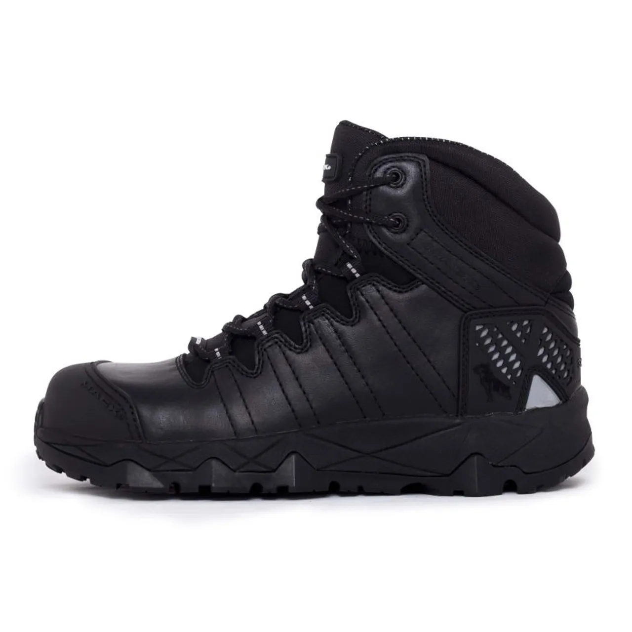 Mack Boots Octane Composite Toe Lace Up Work Boots Black