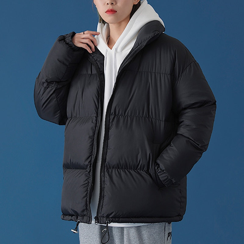 Men's Casual Winter Padded Thicken Oversized Windbreaker Jackets