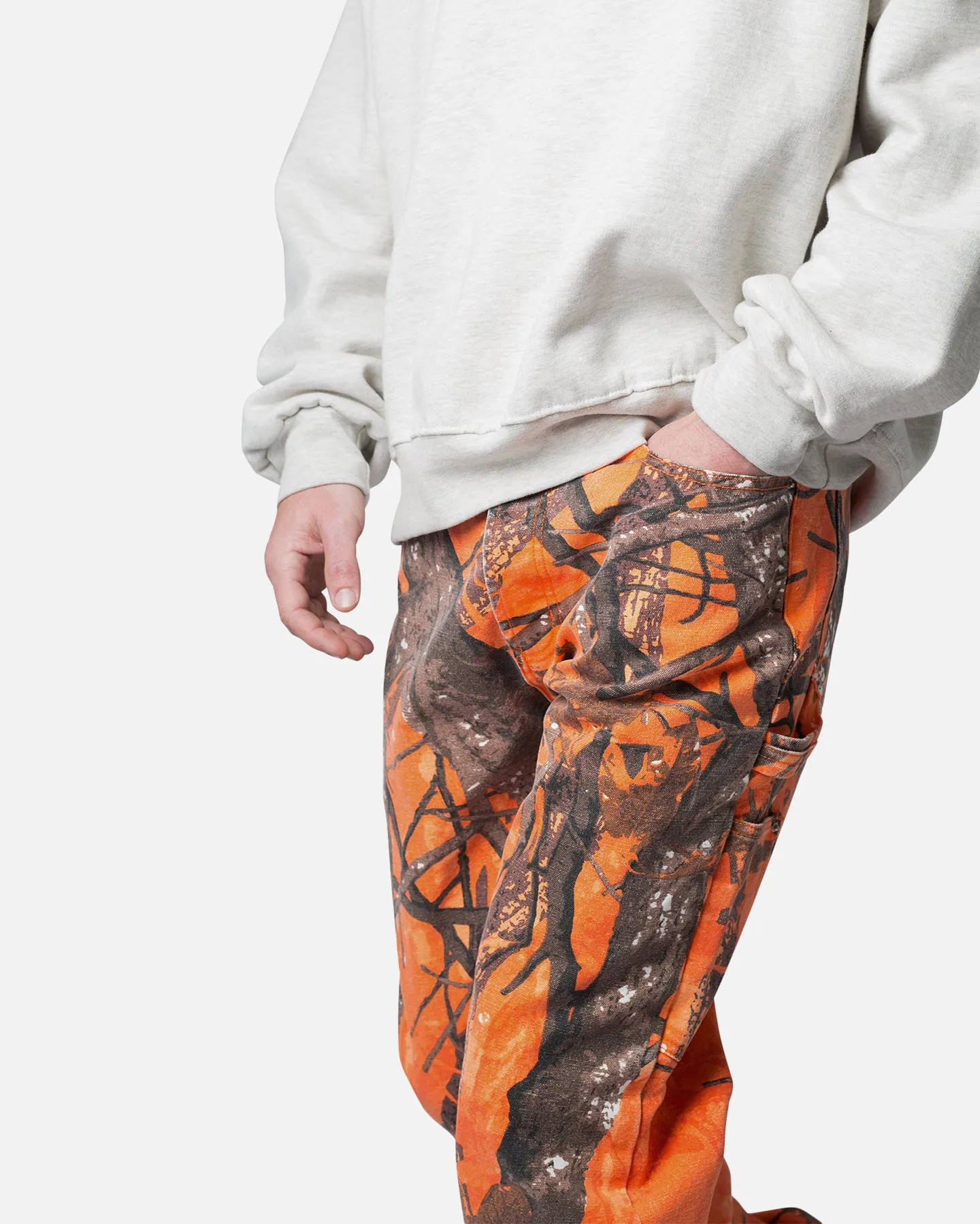 MNML V603 Camo Carpenter Pants Orange