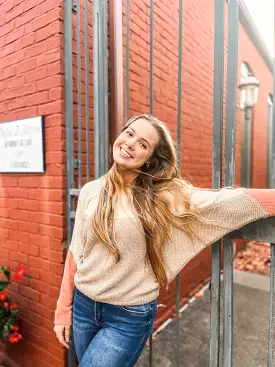 Muted Colorblock Sweater