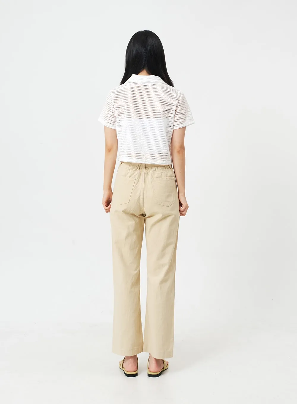 Muted Colored Summer Cotton Pants OJ22