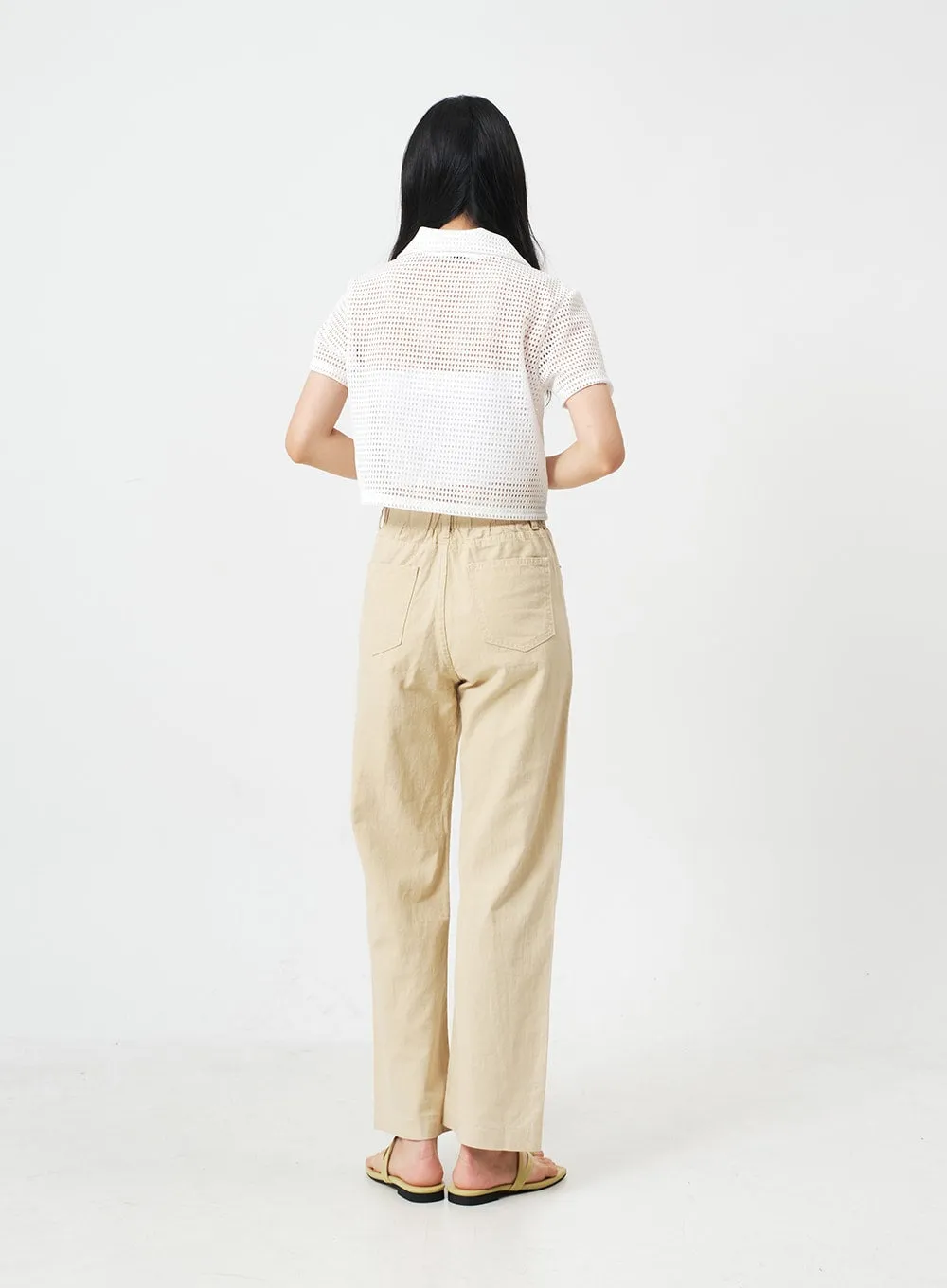 Muted Colored Summer Cotton Pants OJ22