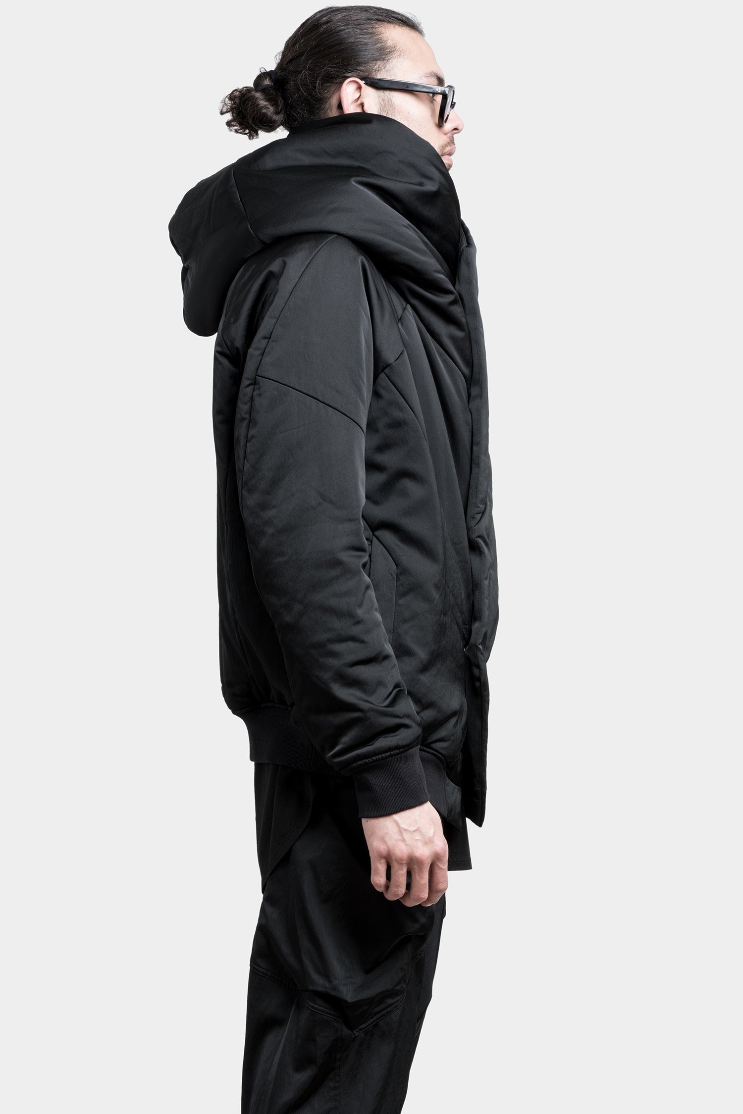 Oversized hooded jacket