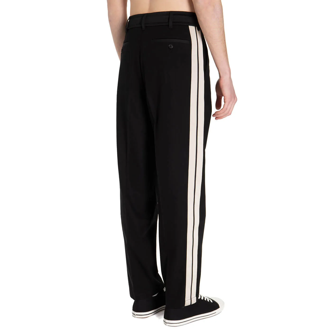 Palm Angels Stripe-Detailed Drawstring Pants