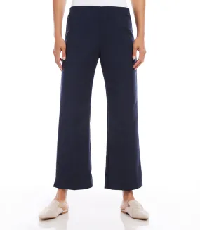 Petite Size Cropped Wide Leg Pants