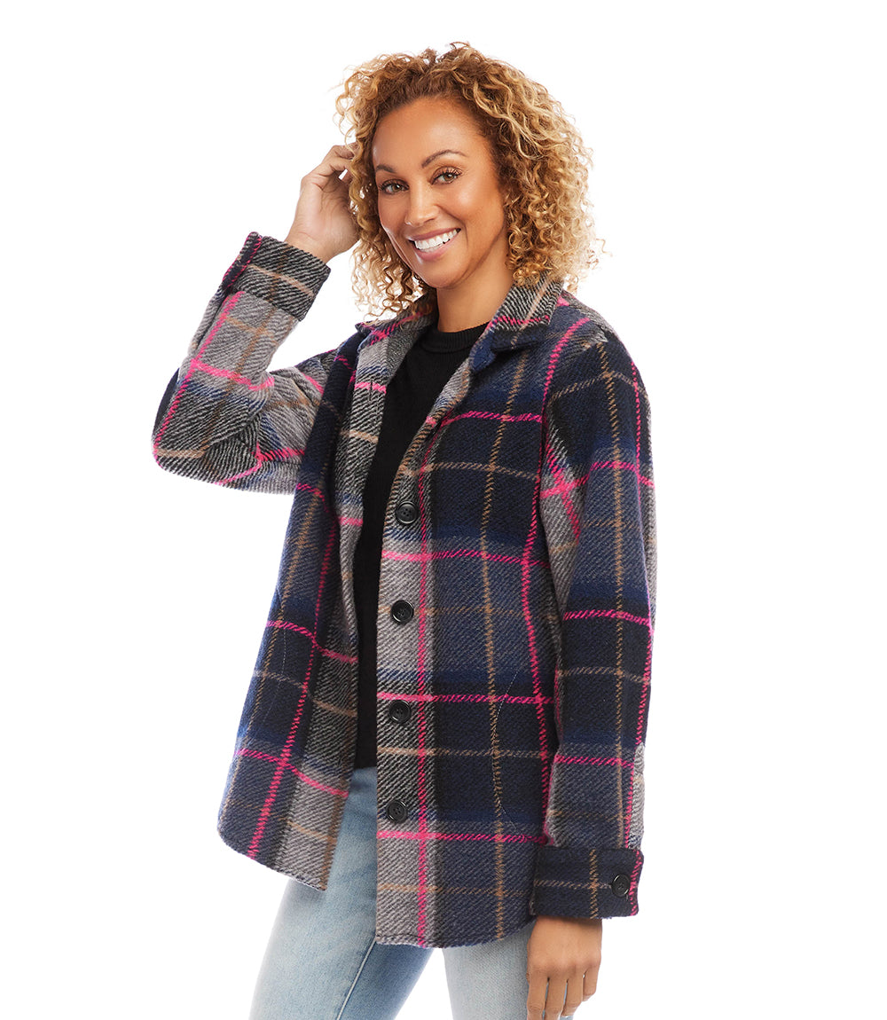 Plaid Shirt Jacket